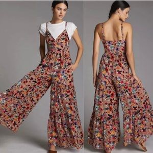 Anthropologie Floral Burnout Jumper. NWT. So elegant and fun!!